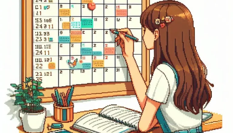 mulher organizando tarefas